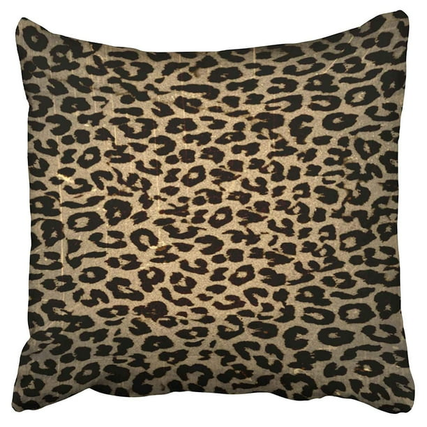 ECCOT Vintage Retro Leopard Print Skin Decor Pillow Case Pillow Cover