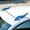Blue BU, variant on AuroraX Car Roof Devil Horns Decoration Carbon Fiber Devil Horns Decal Universal Airflow Glossy 2 Pack Weatherproof Automotive Styling Accents Black
