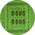 thumbnail image 1 of Ahgly Company Indoor Round Southwestern Green Country Area Rugs, 6' Round, 1 of 1