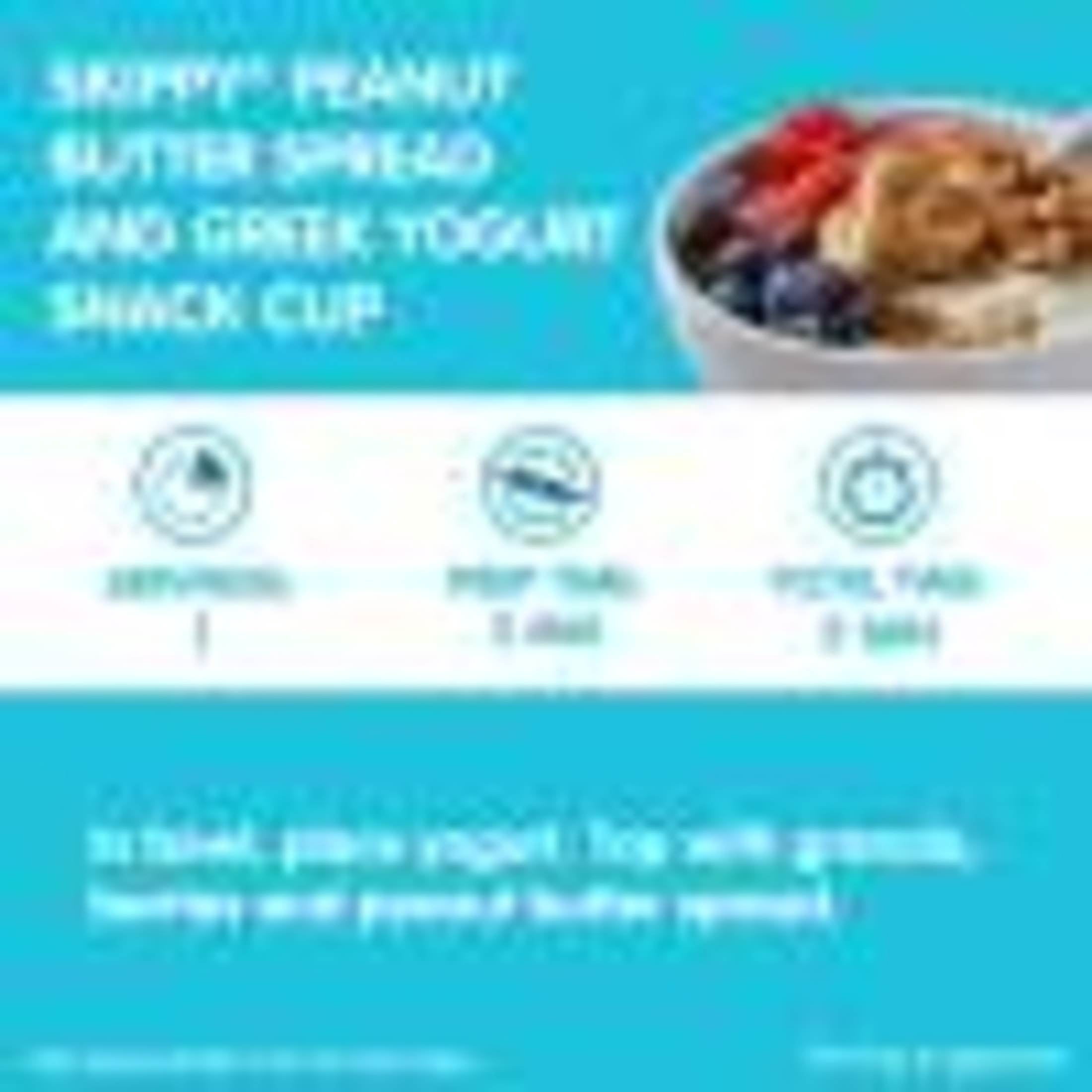(2 pack) SKIPPY Peanut Butter, Creamy, 7 g Protein Per Serving, Shelf-Stable, 80 oz Plastic Jar