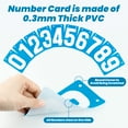 thumbnail image 4 of GOGO 4 Sets Number Cards, PVC Portable 0-9 Flip Scorekeeper, 3-1/8" x 5-1/2" - Red, 4 of 7