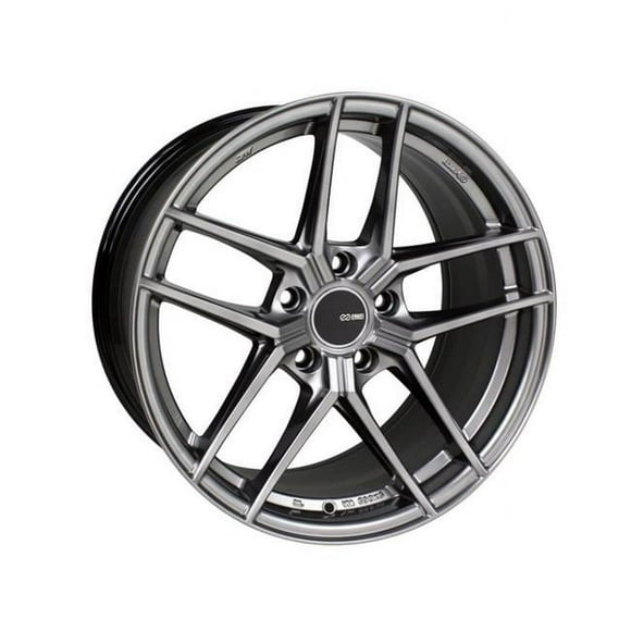Enkei 498-985-6535HS 19 x 8.5 & 5x114.3 Bolt Pattern 35 mm Offset 72.6 mm Bore TY5 Hyper Silver Wheel