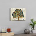 thumbnail image 4 of Rustic Tree Wall Art Brown Tree of Life Wall Decor for Living Room Bedroom Bathroom Pictures Nature Leaf Canvas Artwork Minimalist Painting Office Colorful Simple Life Poster Home Decorations 12x16", 4 of 6