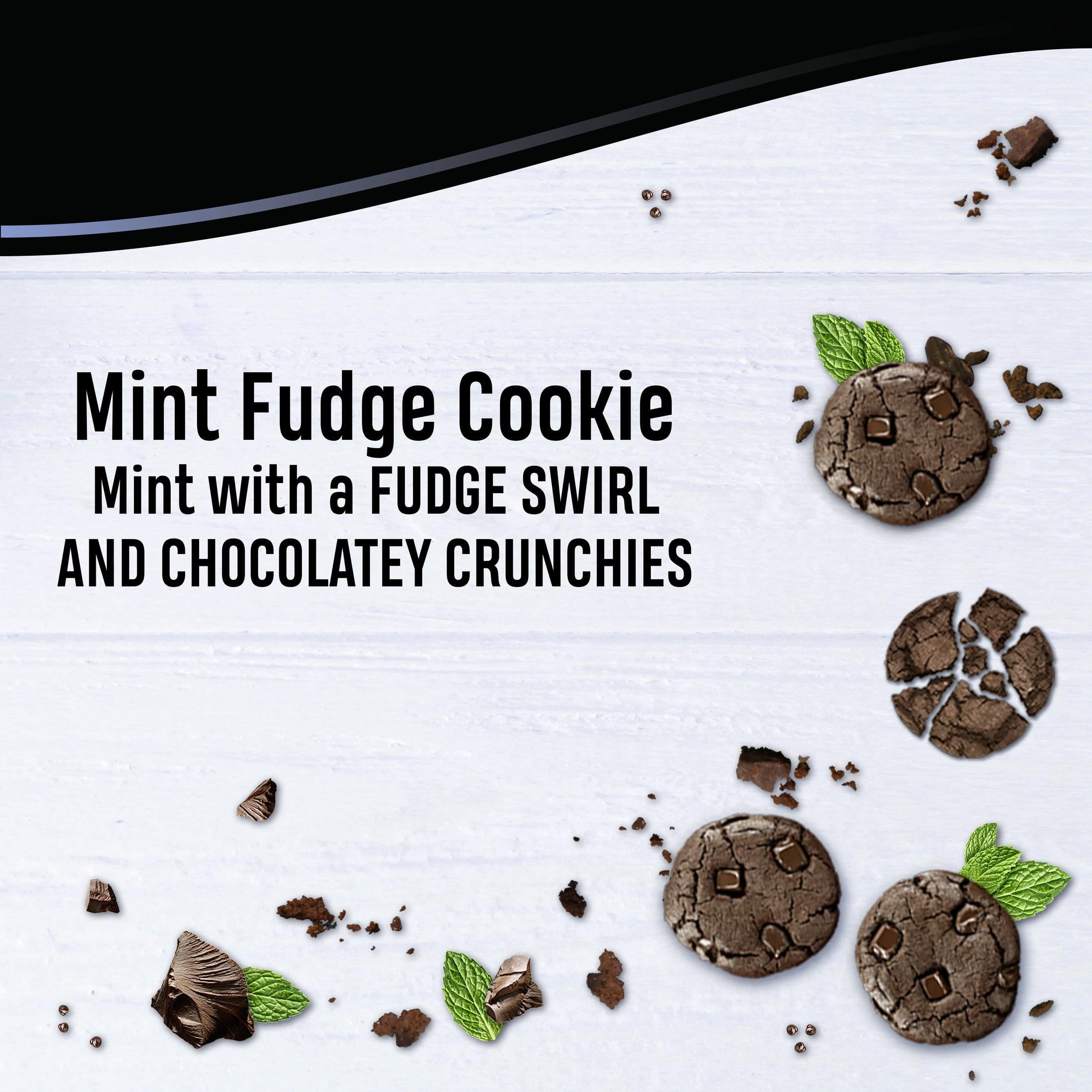Breyers CarbSmart Mint Fudge Cookie Frozen Dessert 100% Grade A Milk & Cream, 48 oz