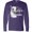 Purple, variant on Inktastic Easily Distracted by Goats Cute Goat Long Sleeve T-Shirt