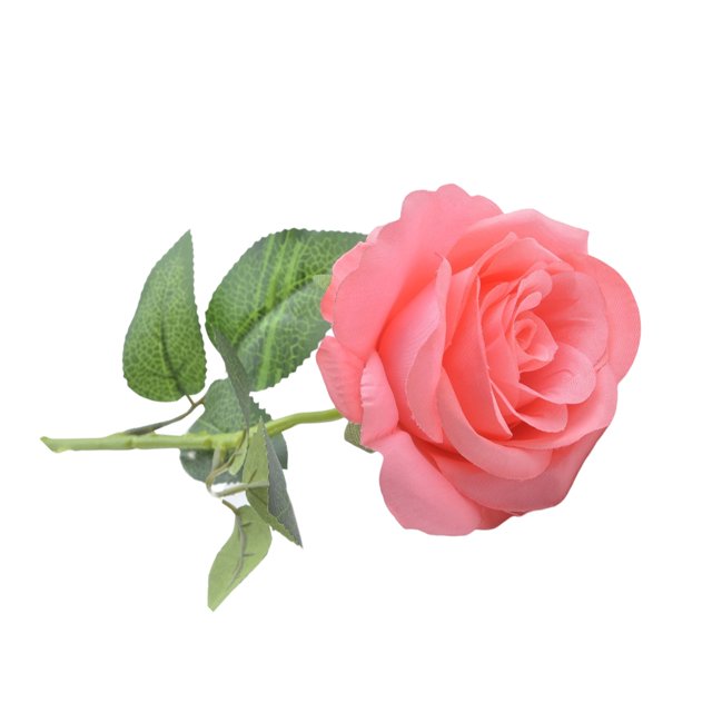 Naiovety 20 piezas de rosas falsas, simulación de Color sólido portátil, fiesta de boda en el hogar, rama de flores artificiales, accesorio Decoración Rosa