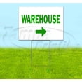 thumbnail image 1 of Warehouse Right (18" x 24") Yard Sign, Includes Metal Step Stake, 1 of 6