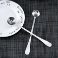 thumbnail image 3 of Juego de 2 cucharas para servir suyoo acero inoxidable con orificio de drenaje, 3 of 5
