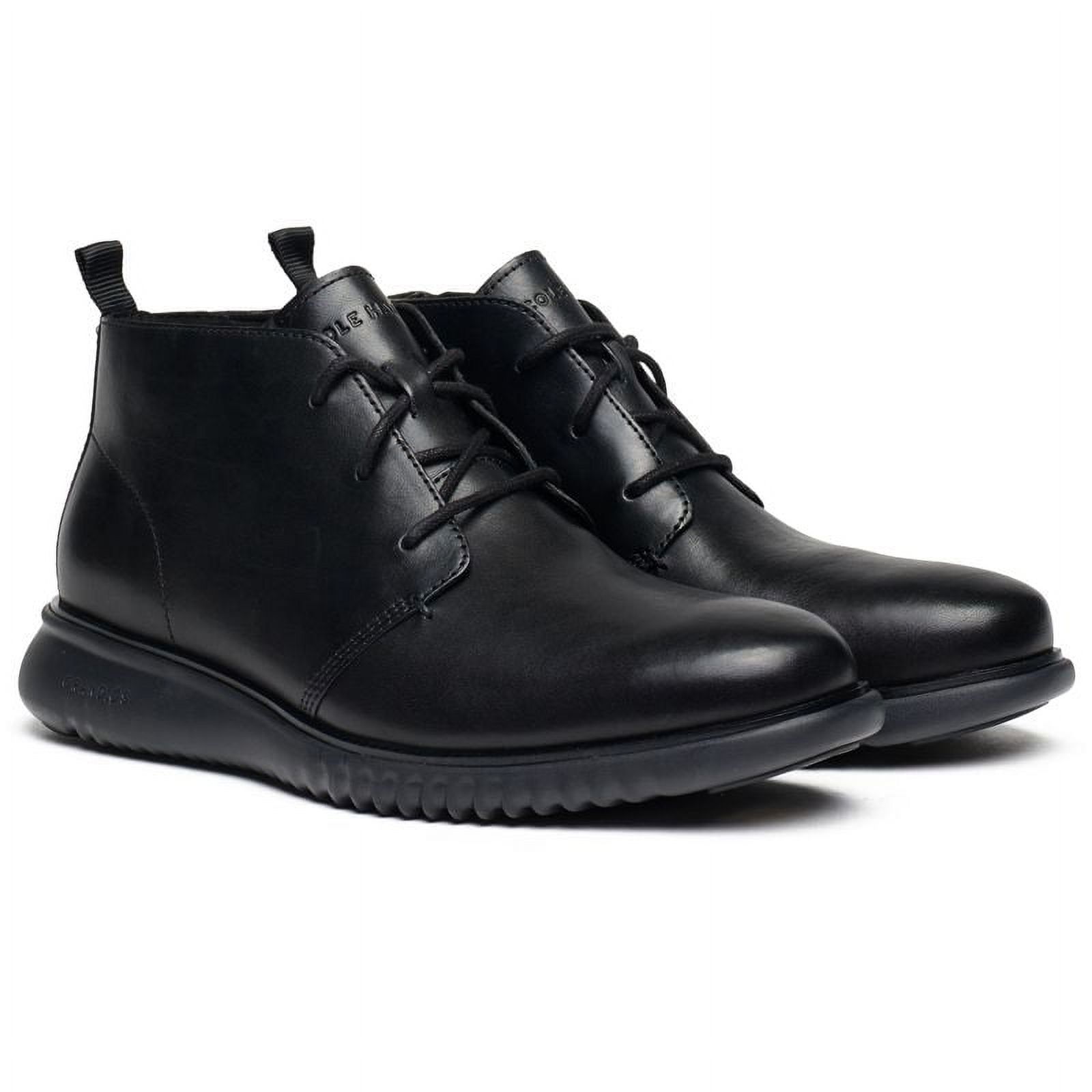 COLE HAAN Mens Black Cushioned Lightweight Round Toe Lace-Up  display picture 2