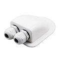 thumbnail image 1 of Double Wire Entry Gland Box Solar Panel Roof Wire Entry Gland Box Cable Motorhome Double Hole RV Yac, 1 of 5