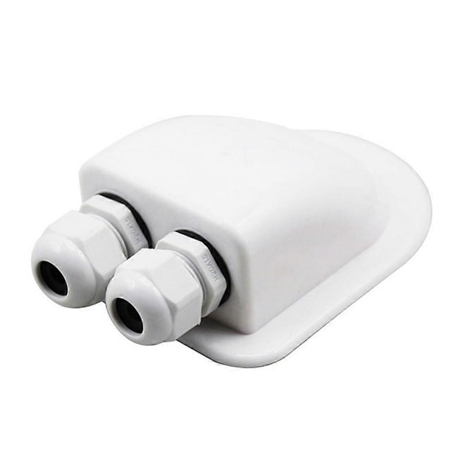 Double Wire Entry Gland Box Solar Panel Roof Wire Entry Gland Box Cable Motorhome Double Hole RV Yac