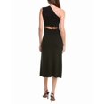 thumbnail image 2 of Adrianna Papell womens  One Shoulder Knit Dress, 12, Black, 2 of 3