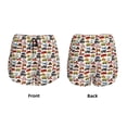 thumbnail image 3 of Balery Transport Pattern Women's Running Shorts with Liner 2 Pockets Elastic Workout Athletic Gym Yoga Shorts-XX-Large, 3 of 7