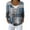 Blue, variant on Kaondbfi Women's Cardigan, Cardigan Sweaters for Women Casual Button Down V Neck Knit Cardigans Sweater Fall Print Long Sleeve Clothe Winter Coat for Women