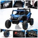 thumbnail image 1 of Historyli Auto de 12 V para montar,camioneta UTV con control remoto parental,vehículo eléctrico con suspensión de 4 resortes,neumáticos de EVA,cinturón de seguridad,puertas dobles,Bluetooth,música, 1 of 6