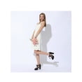 thumbnail image 5 of BLISSFUL STEP Floral Platform Heel Lace Mesh Chunky Heel Sandals for Women Black (Size 7.5), 5 of 7