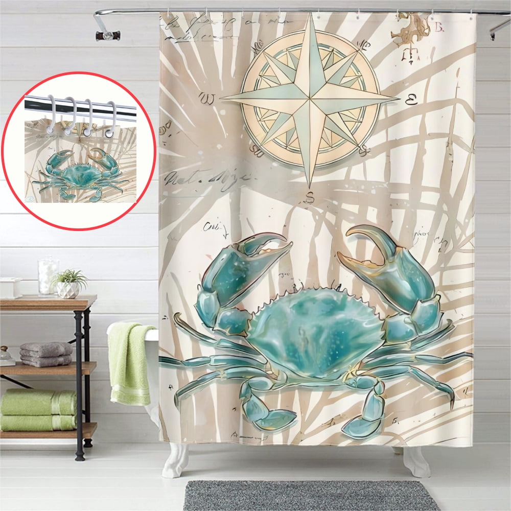 World Oceans Day Themed Shower Curtain,Shower Curtins Waterproof Shower