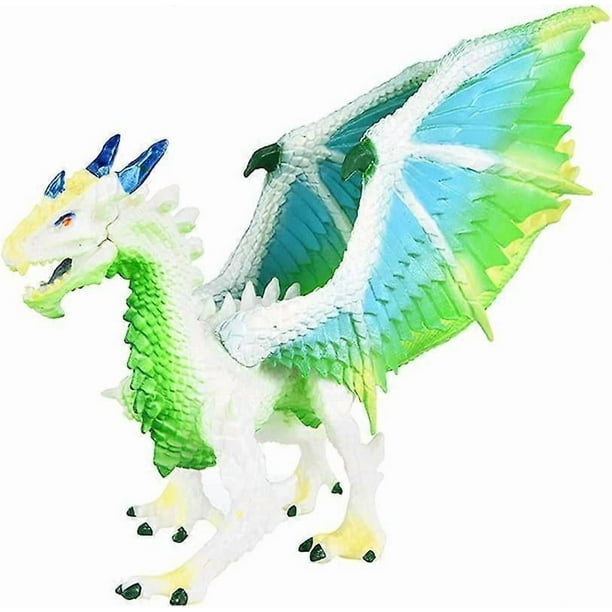 Dragon Figurine Magic Dragon Figurine Realistic Plastic Flying Dragon Figurine for Collection Science Educational Prop Miniature Magic Dragon Statue H