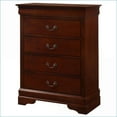 thumbnail image 2 of Chests & Wardrobes | Traditional 4 Drawer Chest, Cherry Finish | Cherry | Particle Board, 2 of 9