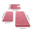 thumbnail image 3 of 3-Piece Memory Foam Bathroom Rug Set Soft Non-Slip Absorbent Bath Mat for Bathroom Laundry Room, 3 of 6