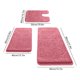 thumbnail image 3 of Juego de alfombras de baño suaves y antideslizantes de espuma viscoelástica: alfombra de baño absorbente con felpa de terciopelo para baño, lavadero o sala de estar., 3 of 6