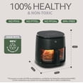 thumbnail image 6 of Series 6 in 1 Air Fryer with Glass Basket, 5 Quart Non Toxic Air Fryer w Digital Display, 430 ° F Max Temp, Preheat & Keep Warm Function, Compact + Dishwasher Safe Glass Airfryer, 6 of 10