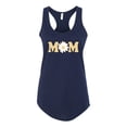 thumbnail image 2 of Wild Bobby, Mom Daisy Mother's Day Ladies Racerback Tank Top, Navy, X-Large, 2 of 6