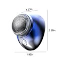 thumbnail image 3 of Danhjin Mini Rasoir, Mini Rasoir Portable, Mini Rasoir Portable, Rasoir Hommes, Rasoir Rechargeable USB, Adapté pour Familles, Voyages, 3 of 9