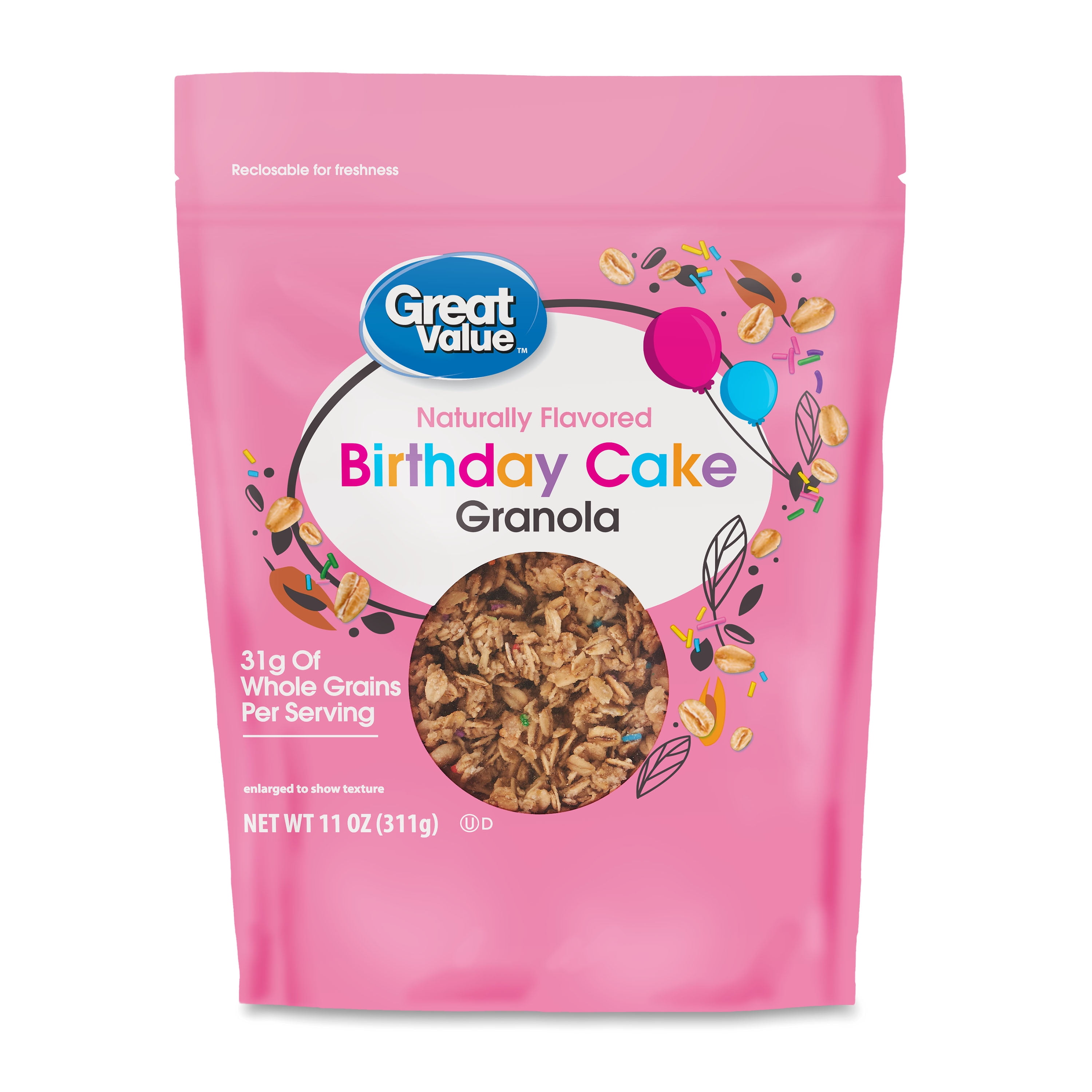 Great Value Birthday Cake Granola, 11oz