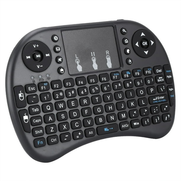 Teclado ANGGREK inalámbrico con Touchpad alta sensibilidad Para PC Smart TV Android