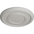 thumbnail image 3 of Ekena Millwork 17 3/8"OD x 1 1/8"P Federal Roped Large Ceiling Medallion (Fits Canopies up to 7 3/4"), Hand-Painted Ultra Pure White, 3 of 6