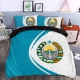 thumbnail image 4 of Uzbekistan Flag Coat Of Arms Bed Set Circle Rlt12, 4 of 5