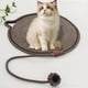 thumbnail image 1 of Xihbxyly Rascador Tejido para Mascotas, Juguete Interactivo con Resorte, Cuerda de Sisal, Protector de Muebles, Juego de Interior para Gatos, Divertido Tapete para Garras, 40 X 40 X 2 Cm, 1 of 7