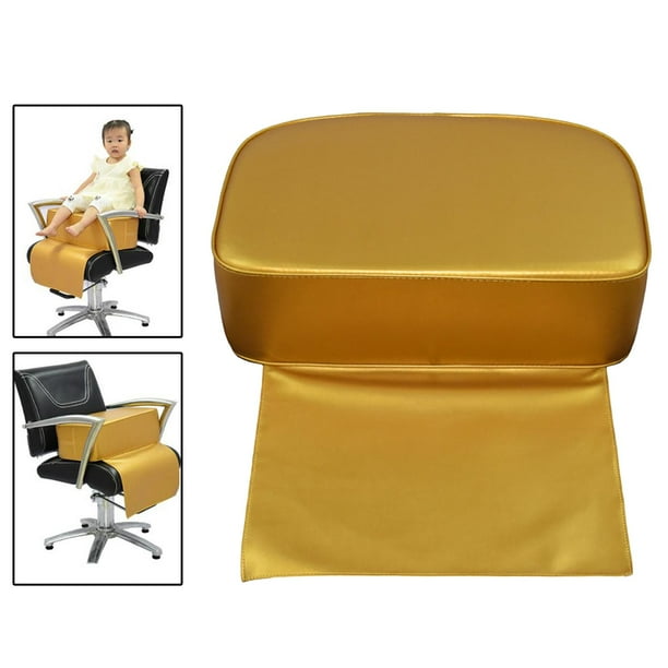 Cojín grande suave del asiento del barbero Perfecl dorado 38cm x 28cm x 16cm