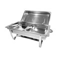 thumbnail image 1 of Chafing Buffet Chafer Set mayimx Tapa Bandeja para alimentos Calentadores de alimentos, 1 of 9