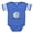 Royal Blue, variant on CafePress - Stork Baby Argent 2 - Cute Infant Baby Football Bodysuit