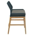 thumbnail image 5 of Counter Stool Chair, Blue, Teak Wood, Outdoor Patio Balcony Cafe Bistro Garden Hospitality Restaurant, Modern Contemporary, HB37664, 5 of 9