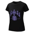thumbnail image 5 of Board Meeting Women’s Cotton Short Sleeve T-Shirt HD Graphic Print Casual Crew Neck Tee S, 5 of 6