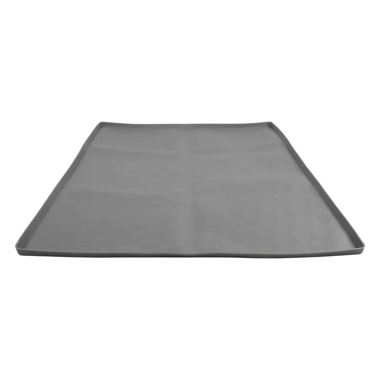 Mini Fridge Silicone Mat With Raised Edge Soft Under Refrigerator Mat Floor Protector Washable Multipurpose For Washing Machine