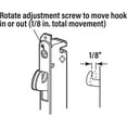 thumbnail image 3 of Prime-Line E 2121 Mortise Lock, 3-11/16 in, Zinc, 3 of 3