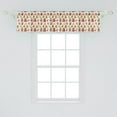 thumbnail image 2 of Ambesonne Music Valance Pack of 2, Playing Teddy Bear, 54"X12", Multicolor, 2 of 4
