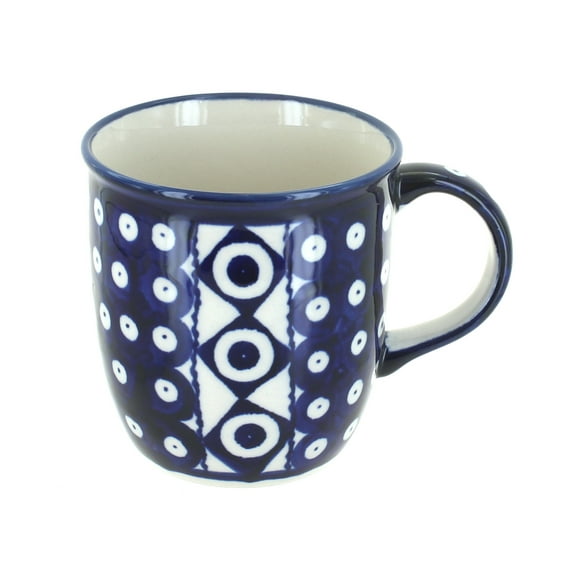 Blue Rose Polish Pottery Xena Pain Coffee Mug