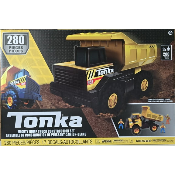 Tonka Mighty Dump Truck Construction Set 280 Pieces