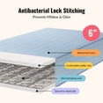 thumbnail image 4 of Dream on Me Moonlight 130 Coil Crib & Toddler Innerspring Mattress, 4 of 8