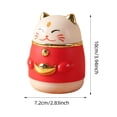 thumbnail image 3 of Toothpick Holder Toothpick Dispenser Automatic Cute Cat Shape Toothpick Dispenser Fruit Pick Storage Container For Home Kitchen Restaurant Vacuumed Sealed Containers Food with Lids 31 Storage with, 3 of 4