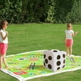 thumbnail image 4 of 13" Jumbo Inflatable Dice - White and Black Giant Dice for Indoor and Outdoor Broad Game, Ludo and Pool Party (Pack of 2), 4 of 7