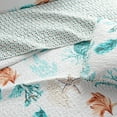 thumbnail image 3 of Great Bay Home Key West Coastal Printed 3-Piece Reversible Quilt Set, 3 of 4