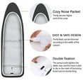 thumbnail image 5 of Ironing Board Cover and Pad Extra Thick Heavy Duty Padded Multiple Layers,Non Stick Scorch and Stain Resistant,Black, 5 of 7