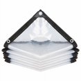 thumbnail image 1 of Tarpaulin Waterproof Clear Transparent Tarps, All Weather Protection for Animal Shelters, 1PCS, 1 of 5