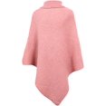 thumbnail image 5 of LinYooLi Women Knitted Shawl Wrap Turtleneck Sweater Poncho Cape with Side Buttons, 5 of 5